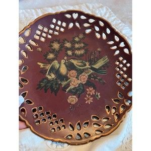 Vintage Raymond Waites decorative plate with birds